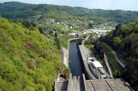 Barrage De Bort Les Orgues Bort Les Orgues 1952 Structurae