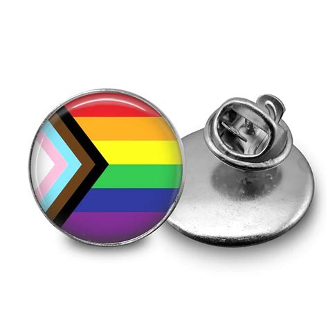 Trans Inclusive Progress Pride Gay Rainbow Lgbtq Gift Lapel Etsy
