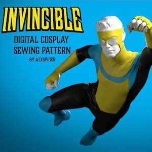 Invincible comic Sewing and Dye Sub Pattern Cosplay Bodysuit Male - Etsy