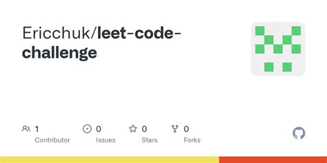 Github Ericchuk Leet Code Challenge