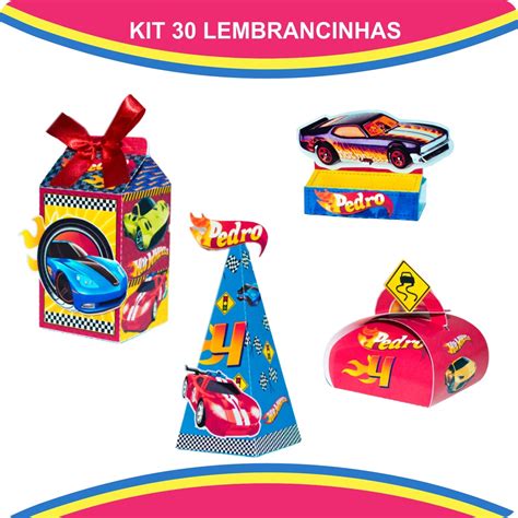 Kit Festa Lembrancinhas Personalizadas Hot Wheels Shopee Brasil