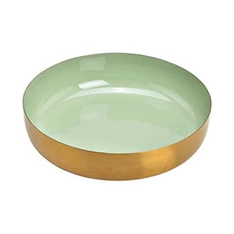 Set 2 Boluri Decorative Metalice Verzi 22x5 Cm Emagro