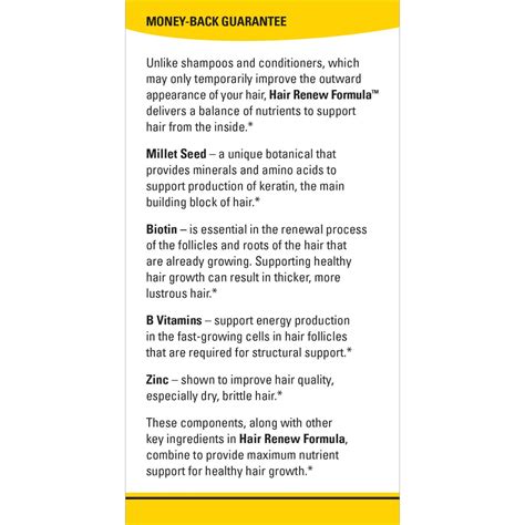Hair Renew Formula 60 softgels | Pain Solutions