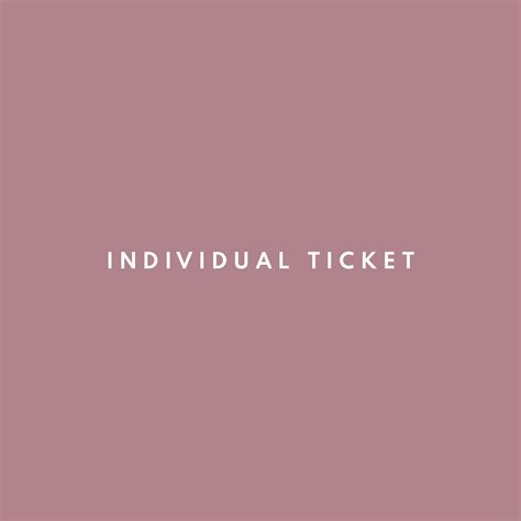 Individual Ticket — Dear Nicu Mama