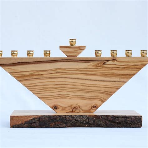 Wood Menorah - Etsy