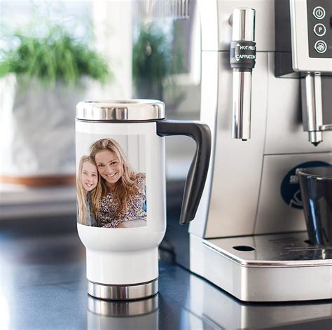 Mug Thermos Personnalis Avec Photo Mug De Voyage Avec Anse