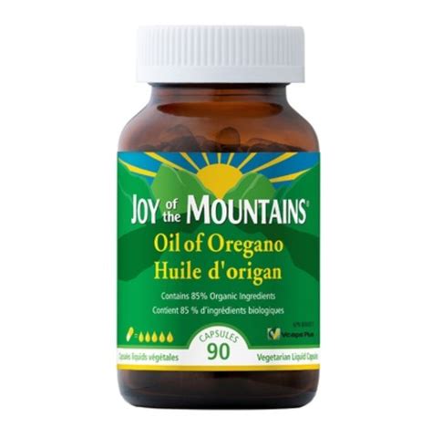 Joy Of The Mountains Certified Organic Non Gmo Wild Oregano Oil 90 Cap