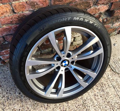 Genuine Bmw X5 X6 Front 20 Alloy Wheel M Sport F15 E70 E71 469m Dunlop Rft In Appleton