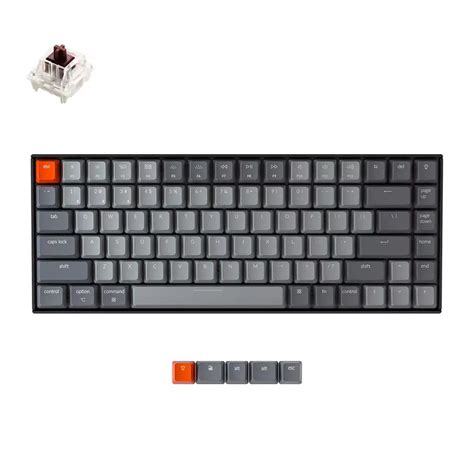 Keychron K Hot Swappable Compact Gateron Brown Switch Rgb Led