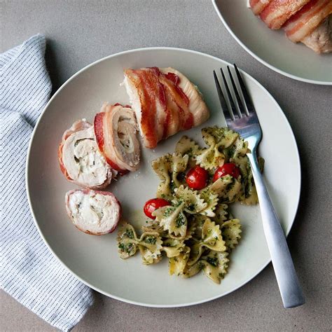 Bacon Wrapped Stuffed Chicken Recipe How To Make It