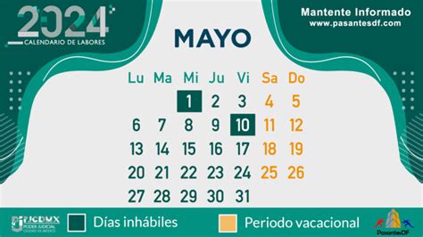 Calendario De Juzgados Pares Y Nones De La Cdmx Pasantes Df