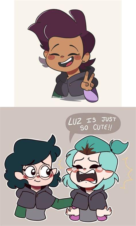 Luz x Amity Willow comforting Amity because she is a Gay mess Casa de búho Cómics Memes de