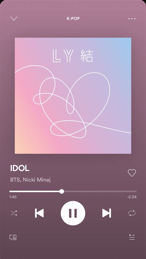 IDOL, a song by BTS, Nicki Minaj on Spotify, bts spotify aesthetic HD ...