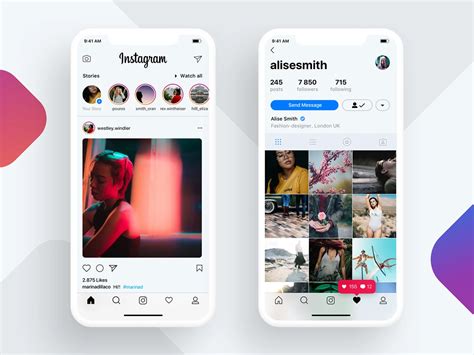 12 Amazing Instagram Ui Designs For Inspiration Behance