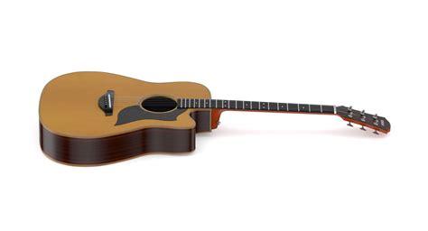 Yamaha Acoustic Guitar A5r Are 3d Model By Frezzy
