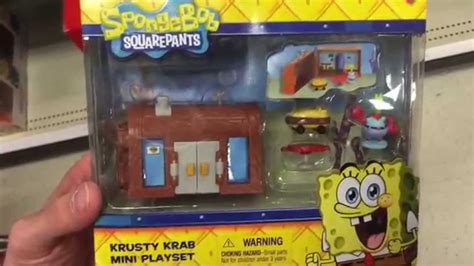 Spongebob Squarepants Krusty Krab Mini Playset Miniature Restaurant