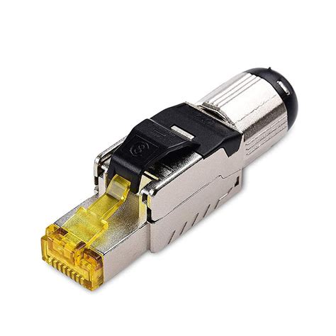 Connector Rj45 Cat8 8p8c Modular Field Terminable Plug Shielded S — Conversions Technology