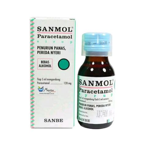 Jual Sanmol Paracetamol Syrup Botol Ml Shopee Indonesia