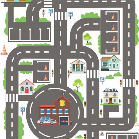 Tapete Para Brincar Lona Pista Hot Wheels Cidade X Cm Elo