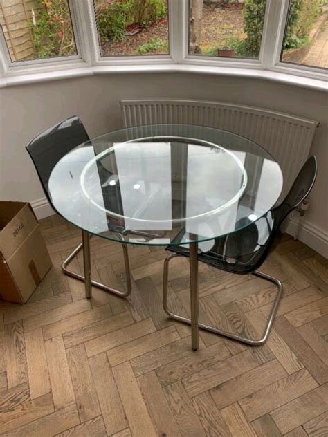 Ikea Glass Dining Table And Chairs In Newcastle Tyne And Wear Gumtree