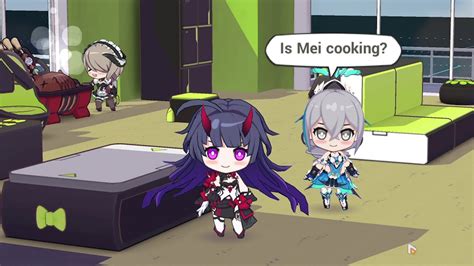 Bronya HoTr And Mei HoT Dorm Interaction Honkai Impact Rd YouTube