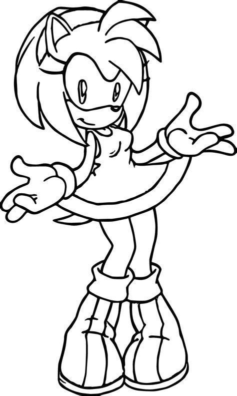 Эми Роуз Раскраска - 70 фото