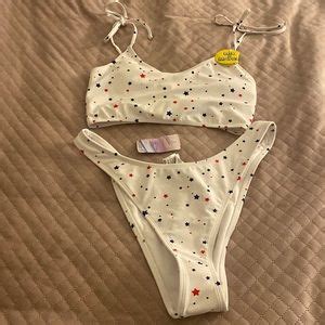 Forever Swim Nwt Red White And Blue Bikini Poshmark