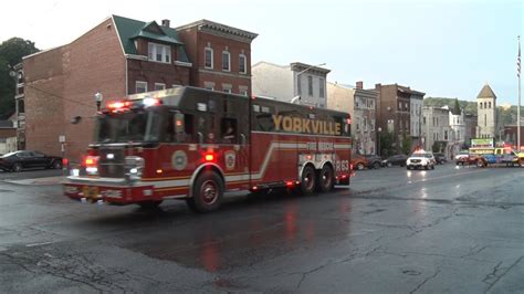 2021 Yorkville Hose Pottsvillepa Fd Parade 81021 Youtube