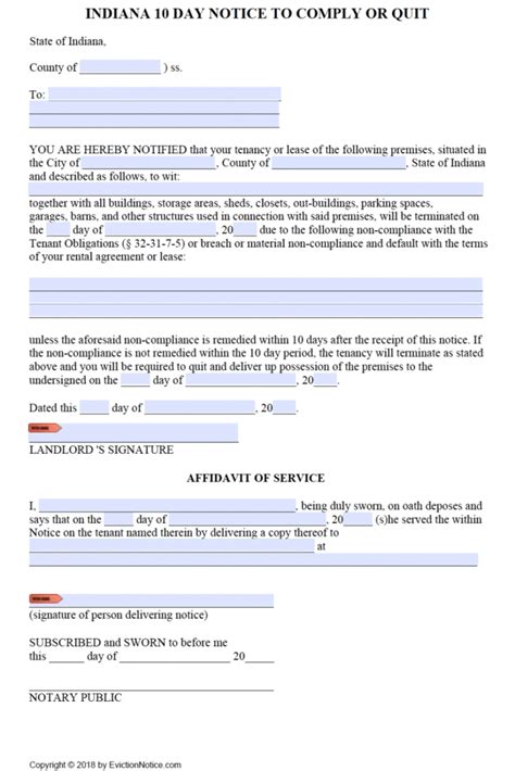 Costum Unconditional Quit Notice Template Doc Tacitproject