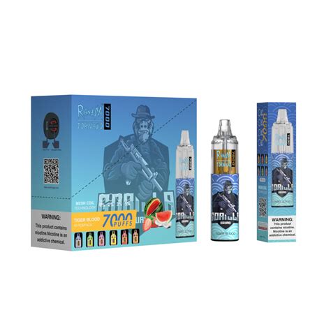 Original Randm Puffs Tornado Gorilla Monkey Design Disposable Vape