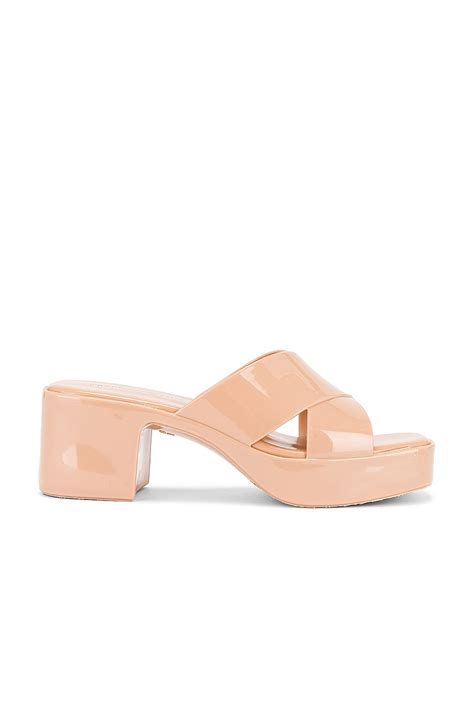 Jeffrey Campbell Bubblegum Sandal In Nude Shiny REVOLVE