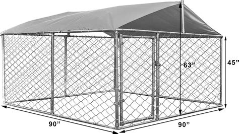 Buy Magic Union Dog Kennel Dog Fence Outdoor Metal Dog Cage Outside Dog