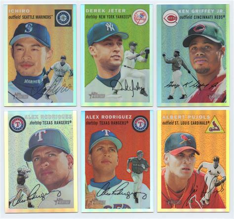 Topps Heritage Chrome Retrofractor Complete Card Set