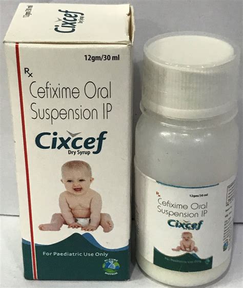 Cixcef Cefixime Mg Dry Syrup Packaging Type Bottle Ml At Rs