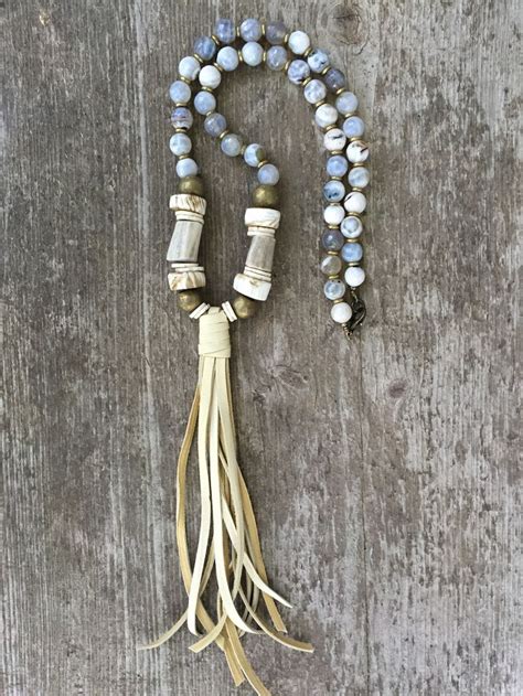 Pin By Audrey Allman Designs On Statements Necklace Tassel Necklace