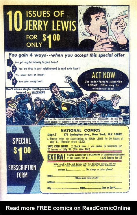 Read Online The Adventures Of Jerry Lewis Comic Issue 88