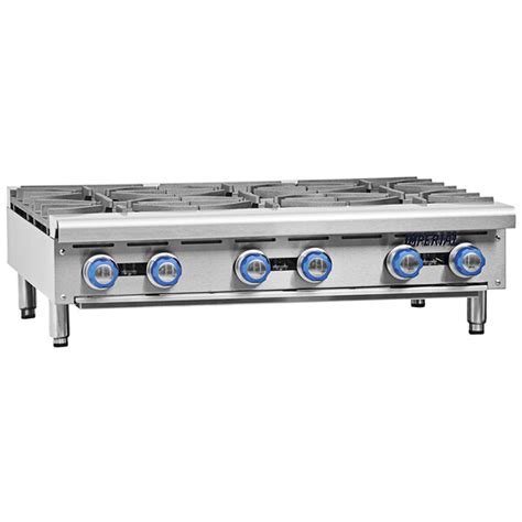 Imperial Range IHPA 2 12SU 12 Natural Gas 2 Burner Step Up Hot Plate 64 000 BTU