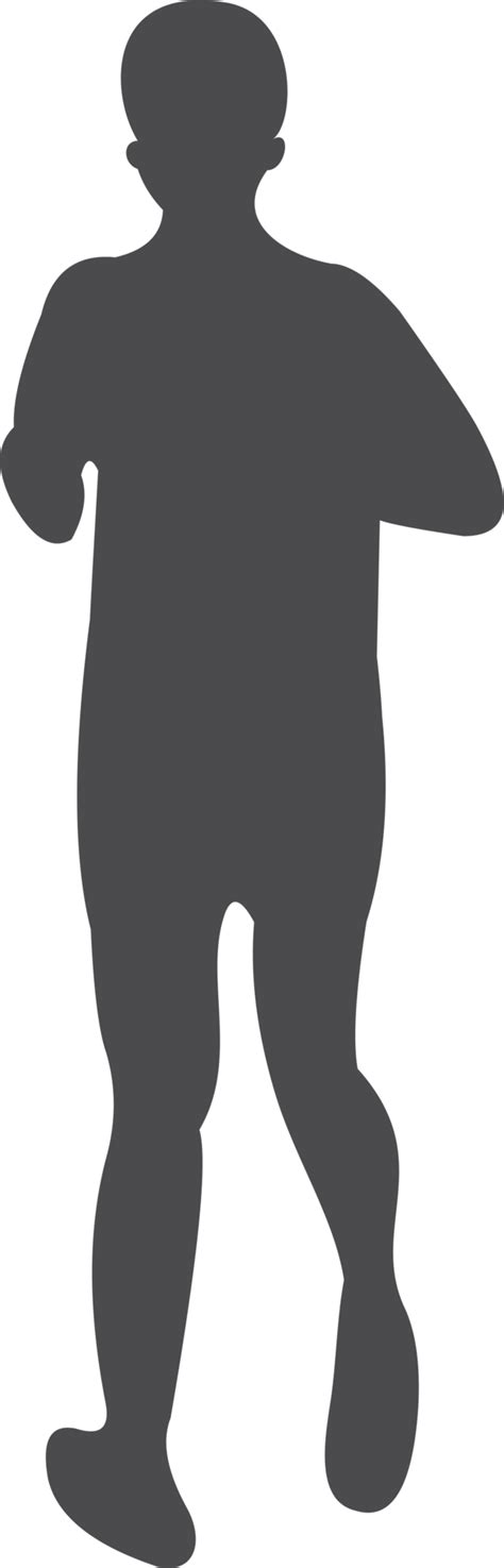 The Man Running Silhouette Png 22110228 Png