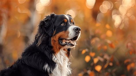 Sitting Bernese Mountain Dog Background Bernese Mountain Dog Berner