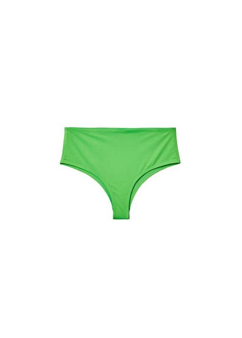 Mujer Braguita bikini tiro alto Verde Bikinis y bañadores Mango Jmcharro