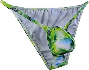 Wosese Mens String Tanga Bulge Pouch Bikini Brief Panties Wss L Xl Fit Waist