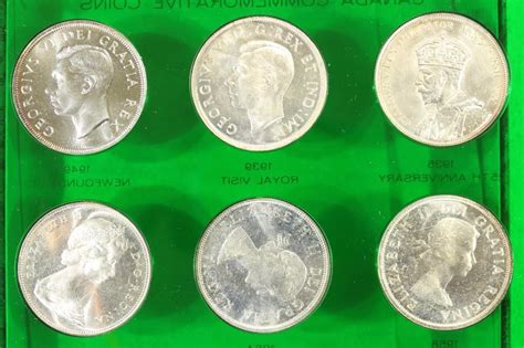 Canada Commemorative Silver Dollar Set