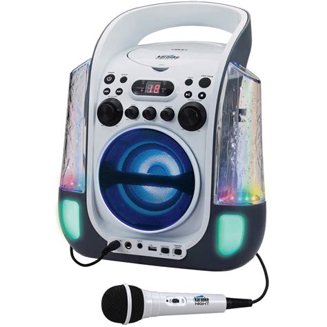 Karaoke Nights Kn275 CD+G Karaoke Machine with Dancing Water LED Light ...