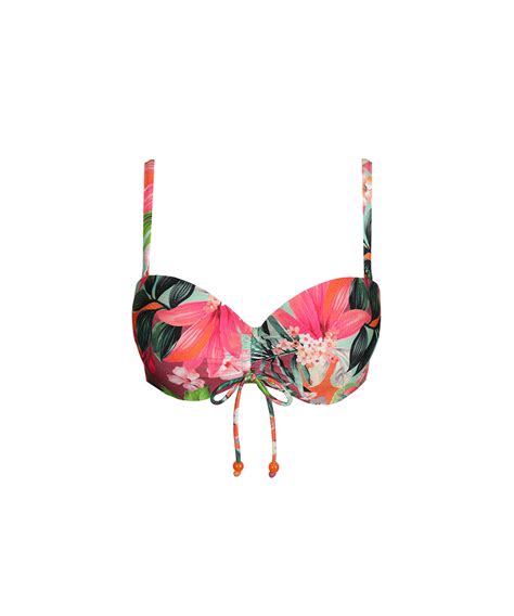 Wunderwear Norma Jeanne Padded Strapless Bikini Top Bikinitop Fra Marie Jo