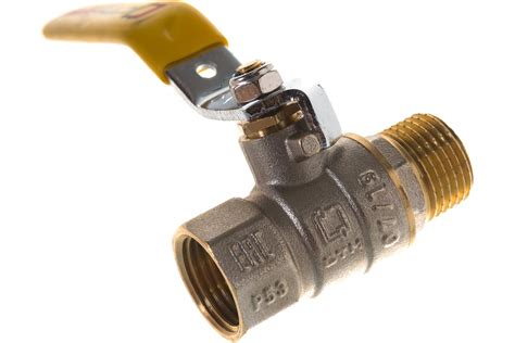 Шаровой кран для газа СТМ ГАЗ 1/2", г/ш, рычаг CGFMH012 - выгодная цена ...