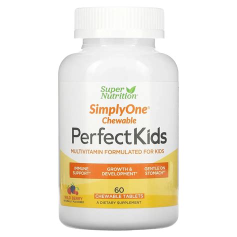 Витамины детские Super Nutrition Perfect Kids Complete с миксом ягод ...