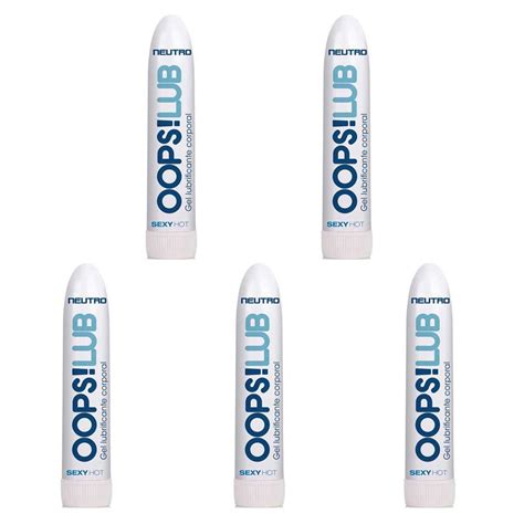 SEXYHOT Oops Lub Gel Lubrificante Neutro G KIT UNIDADES Tulipa Sex Shop Loja