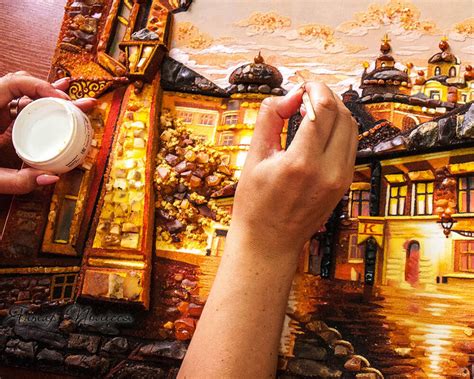 Картины янтарные. Особенности изготовления картины из янтаря ТМ «Янтарь ...