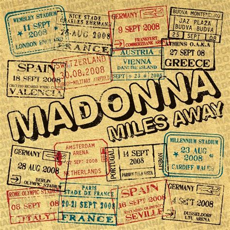 Miles Away Madonna Single Lyrics Justin Timberlake Danja Timbaland
