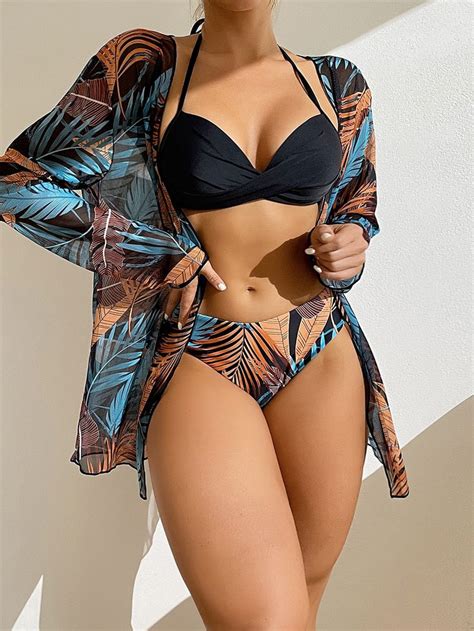 Push Up Bikini Bikini Set Thong Bikini Boho Chest Kimono Bikini